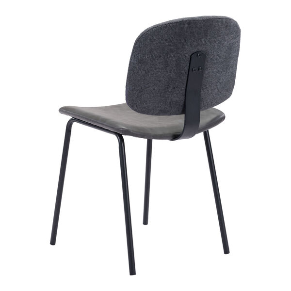 Worcester Gray and Black Dining Chair, Set of Two, image 6