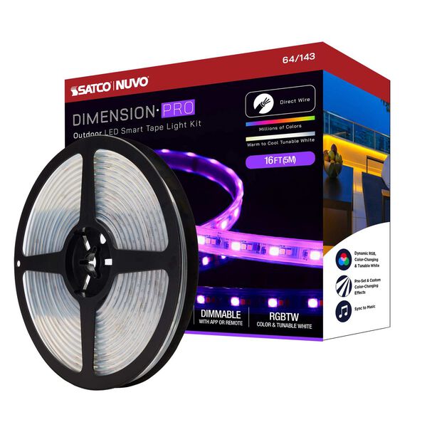 Dimension Pro Tunable White 16-Feet Integrated LED Tape Light Strip, image 1