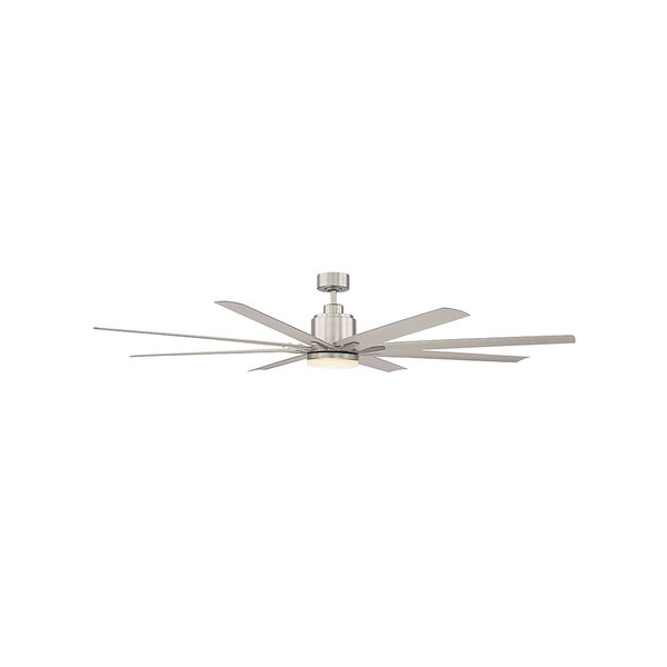 Bluff Satin Nickel LED 72-Inch Outdoor Ceiling Fan, image 4