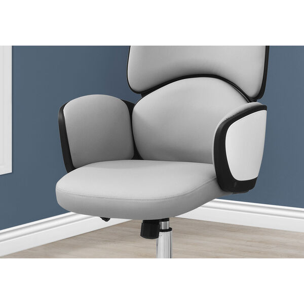White 25-Inch Office Chair, image 3