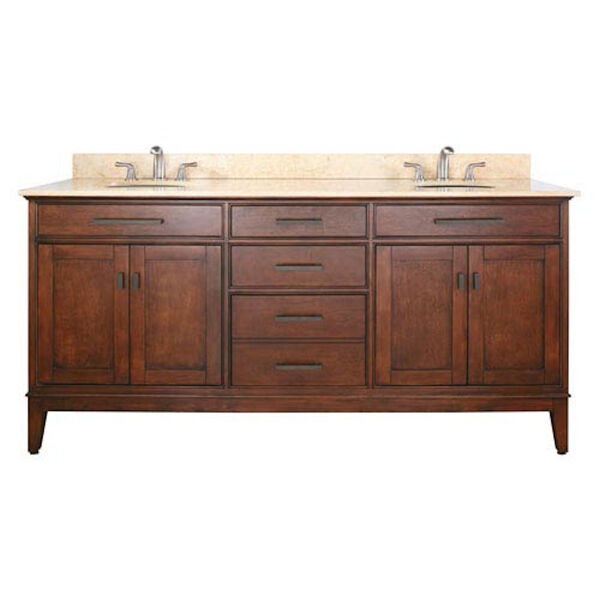 Madison 72-Inch Vanity Only in Tobacco Finish, image 1
