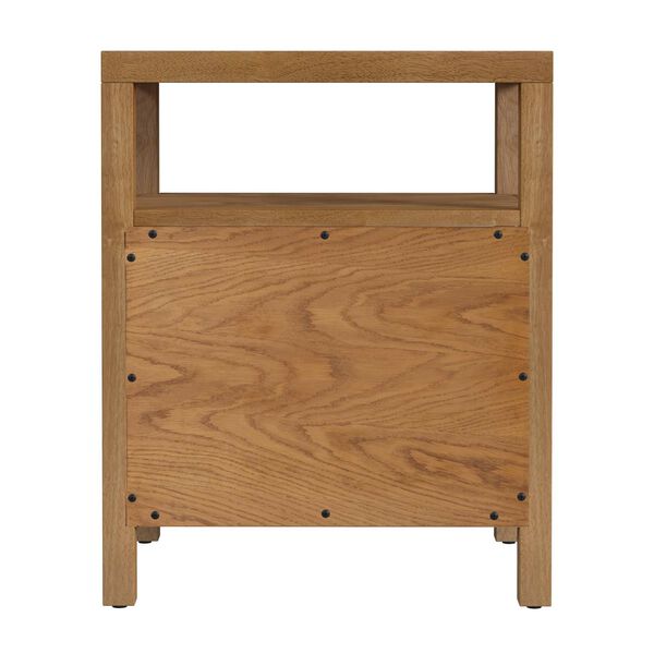 Celine Light Natural Two-Drawer Nightstand, image 6