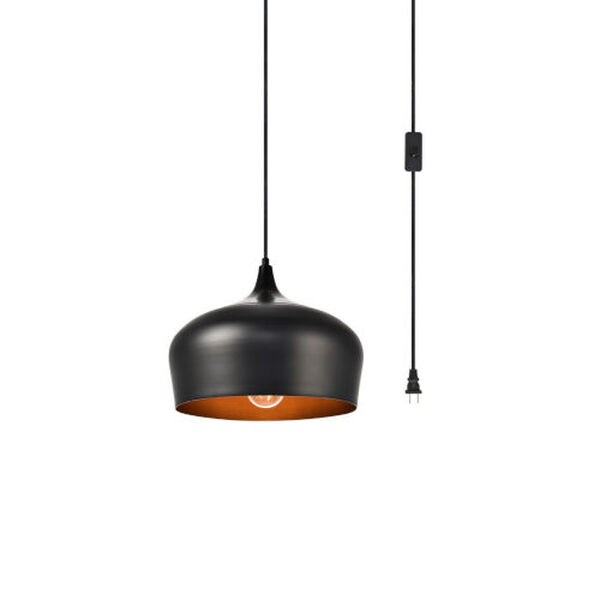 Nora 12-Inch One-Light Plug-In Pendant, image 3