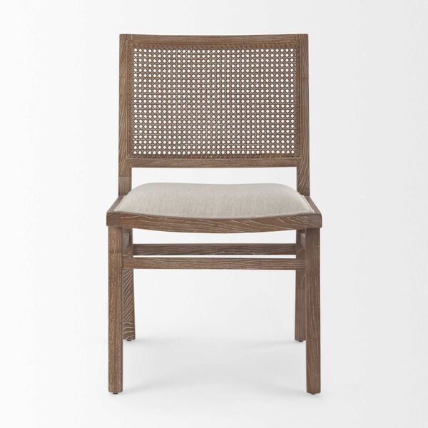 Wynn Cream and Brown Upholstered Dining Chair, image 2
