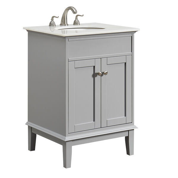 Sutton Grey Vanity Washstand, image 1
