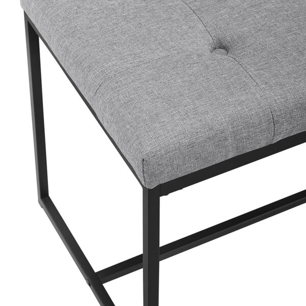 B 48-Inch Upholstered Tufted Bench, image 3