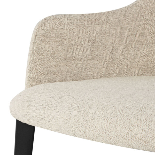 Renee Beige and Black Dining Chair, image 4