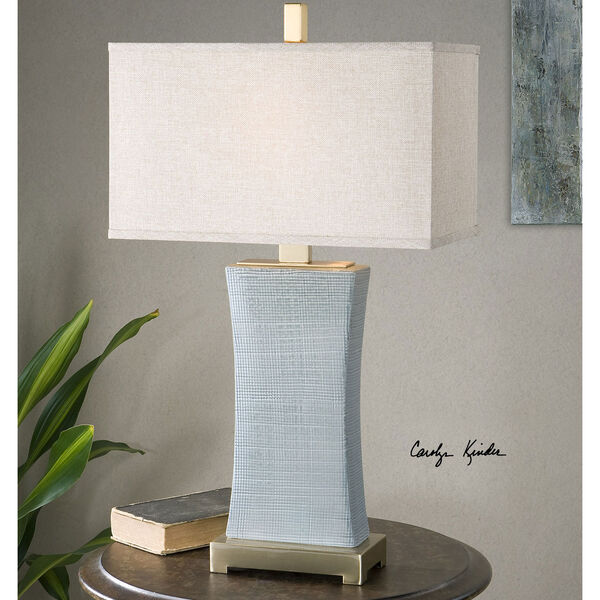 Cantarana Blue Gray One-Light Table Lamp, image 2