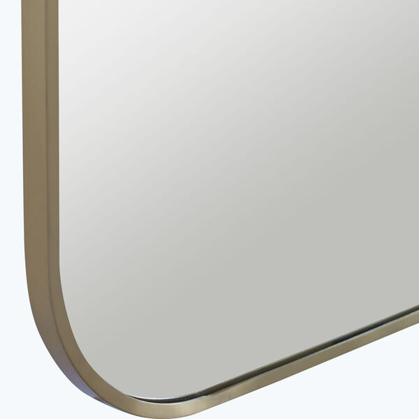 Taft Plated Brass Mirror, image 4