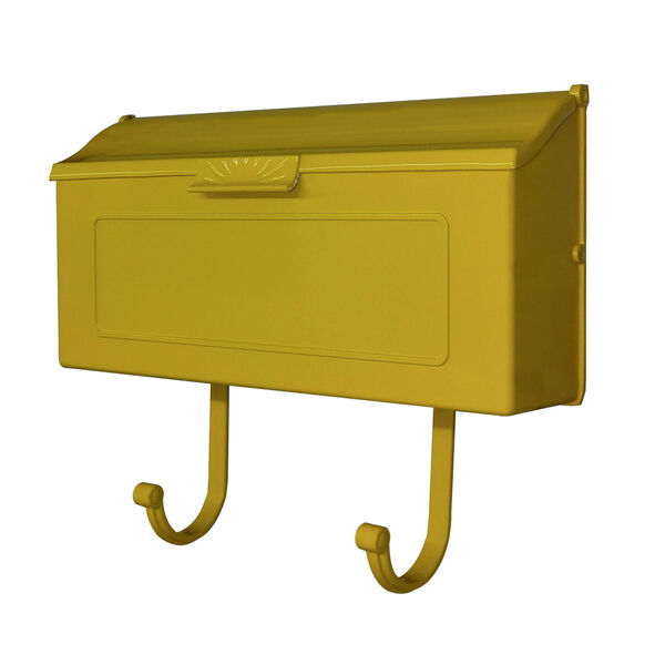 Nash Yellow Horizontal Mailbox, image 2