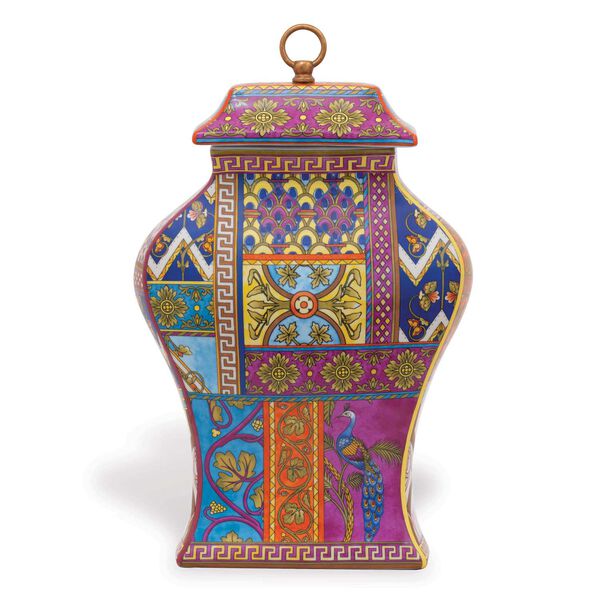 Gypsy Multicolor Decorative Jar, image 1
