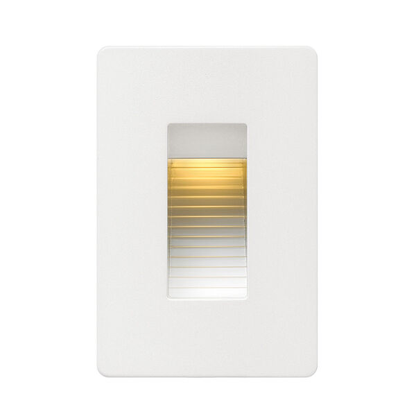 Luna Satin White Line Voltage 3-Inch LED Landscape Deck Light, image 1