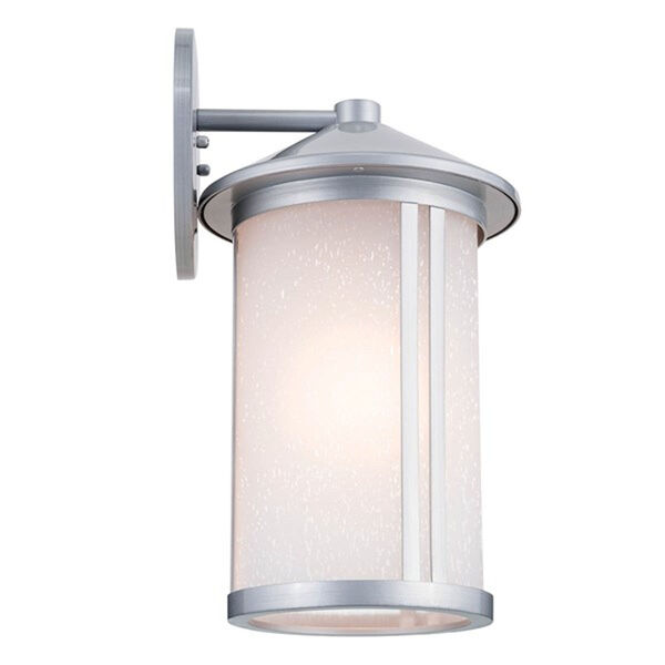 Lombard Brushed Aluminum One-Light Outdoor Large Wall Sconce, image 6