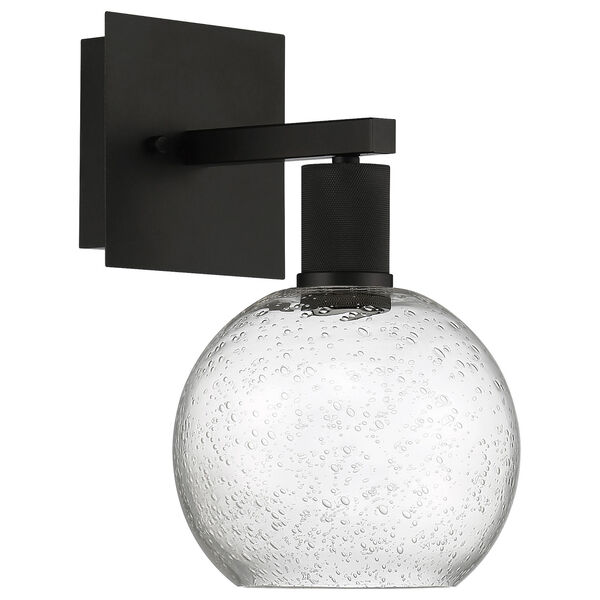 Port Nine Black Globe Outdoor Intergrated LED Wall Sconce with Clear Glass, image 6