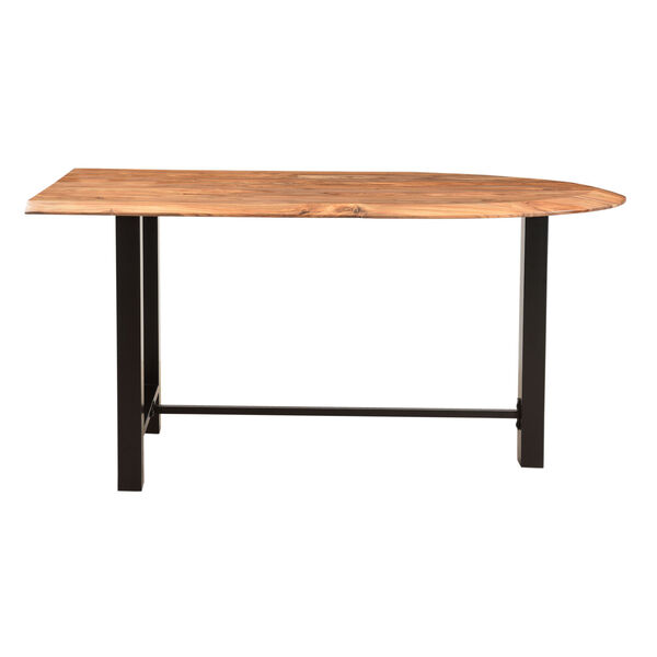Hill Crest Brown and Black Counter Height Dining Table, image 3