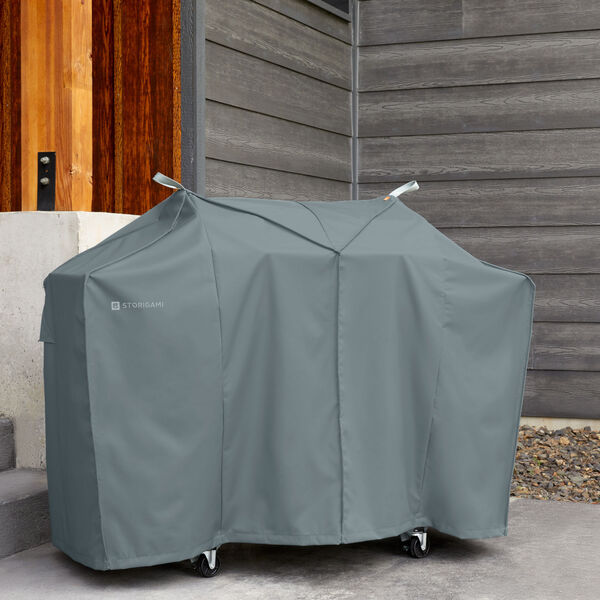 Poplar Monument Grey 58-Inch BBQ Grill Cover, image 3