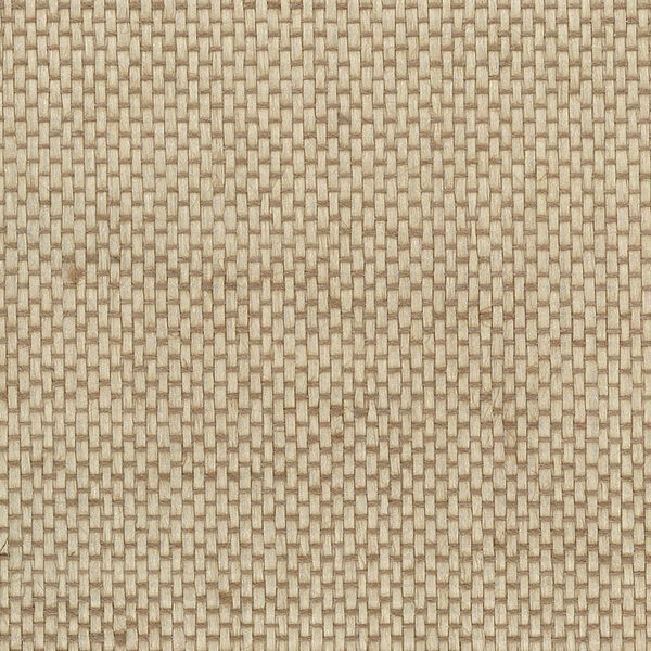 Basket Weave Beige and Pearl Wallpaper, image 1