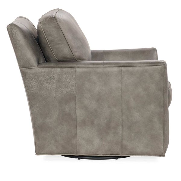 CC Gray Swivel Club Chair, image 3