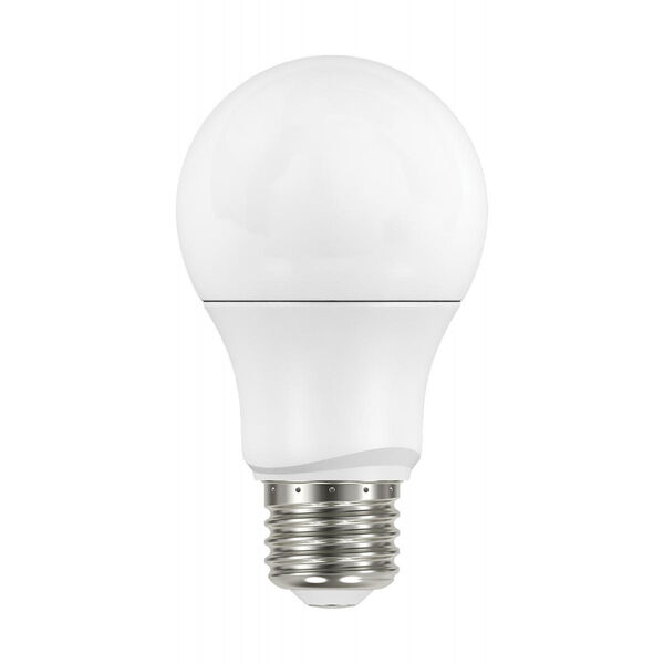 White 3000K Dimmable Medium Base 230 Degree Beam Angle A19 LED Bulb, 4-Pack, image 1