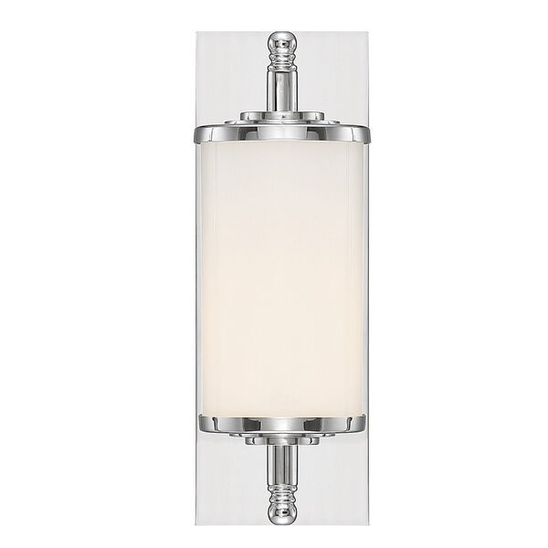 Foster Polished Chrome 12-Inch One-Light Wall Sconce, image 2