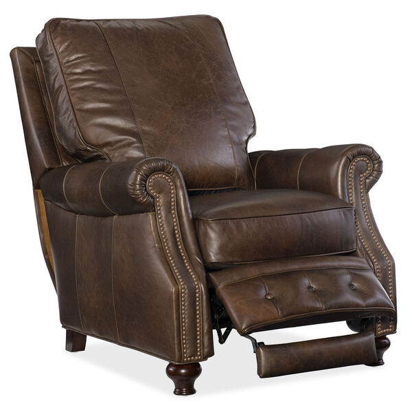 Winslow Brown Leather Recliner, image 3