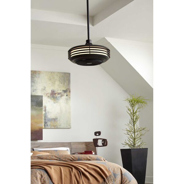 Bronze LED One-Light Indoor/Outdoor Ceiling Fan, image 4