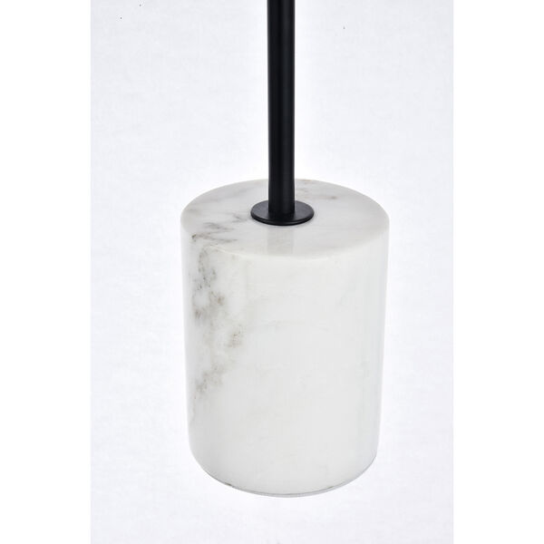 Eclipse Black and Frosted White One-Light Table Lamp, image 6