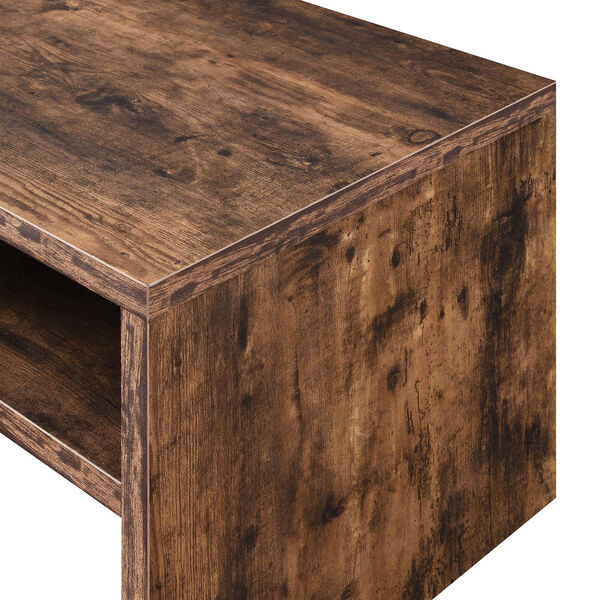 Northfield Admiral Barnwood Deluxe Coffee Table with Shelves, image 4