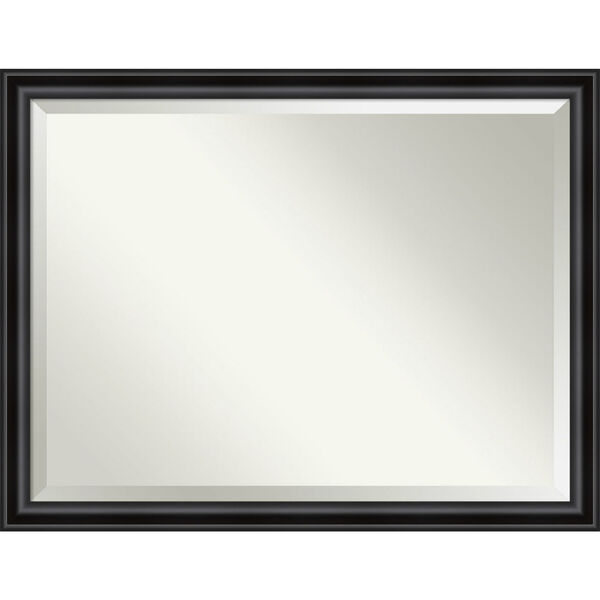 Black 44W X 34H-Inch Bathroom Vanity Wall Mirror, image 1