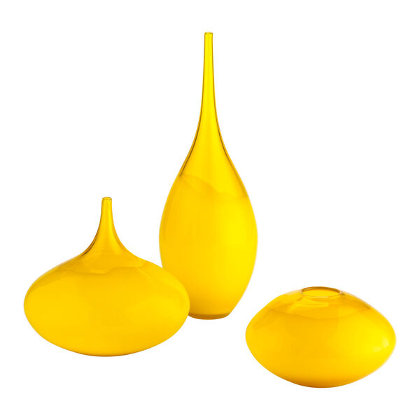 Moonbeam Yellow Medium Vase, image 1