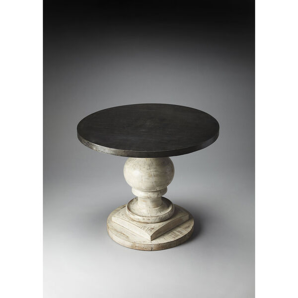 Pompei Metal and Wood Foyer Table, image 1
