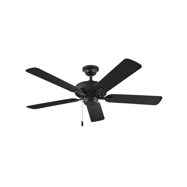 Metro Matte Black 52-Inch Smart Ceiling Fan, image 1