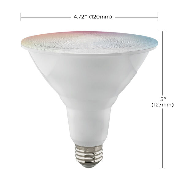Starfish Clear 15 Watt PAR38 LED RGB Tunable Bulb with 1200 Lumens, image 3