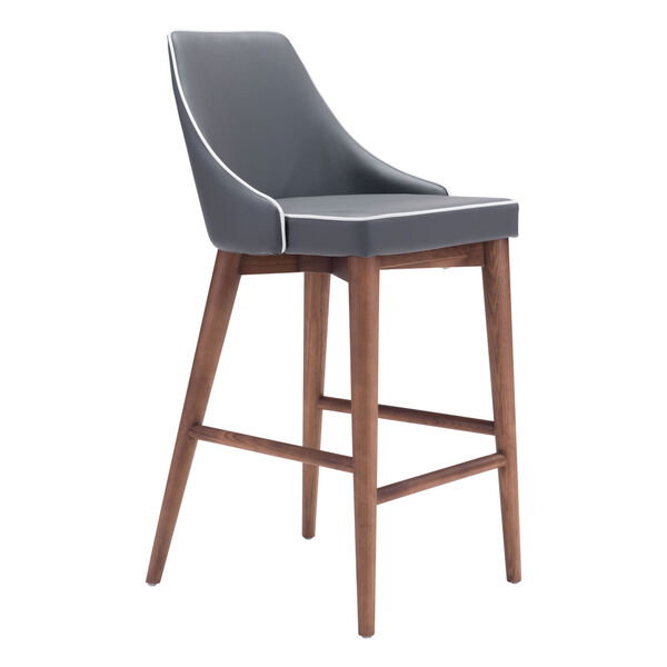 Moor Counter Chair Dark Gray, image 1