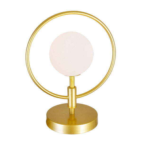 Celeste Medallion Gold LED Table Lamp, image 2