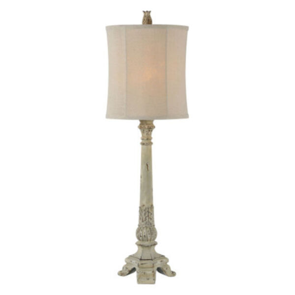 Partridge Gray Wash One-Light Buffet Lamp Set of Two, image 1