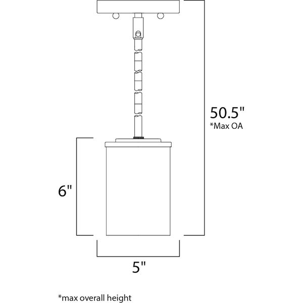 Corona Satin Nickel One-Light Mini Pendant, image 2