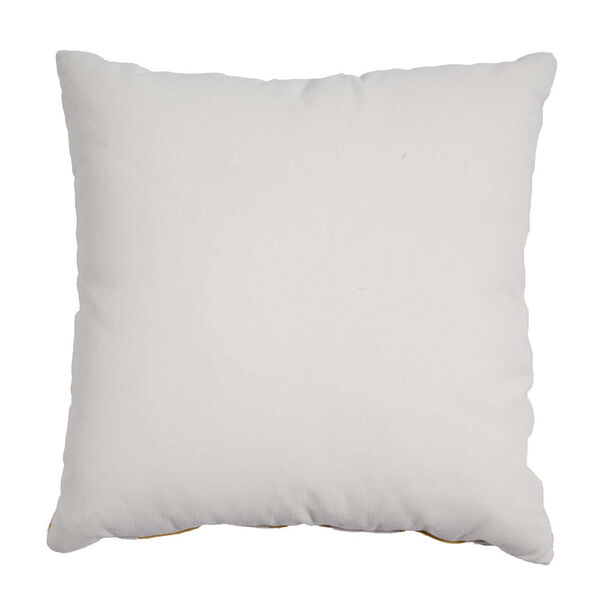 Halo Mustard 22 x 22 Inch X-Stripe Pillow with Knife Edge, image 2