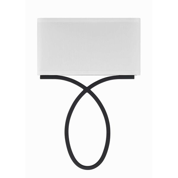 Brinkley Black Forged Two-Light Wall Sconce, image 2