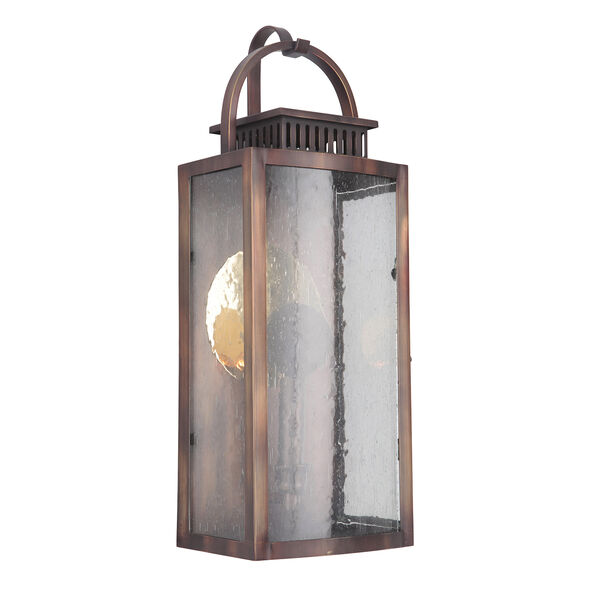 Hearth Weathered Copper LED Outdoor Pocket Lantern, image 2