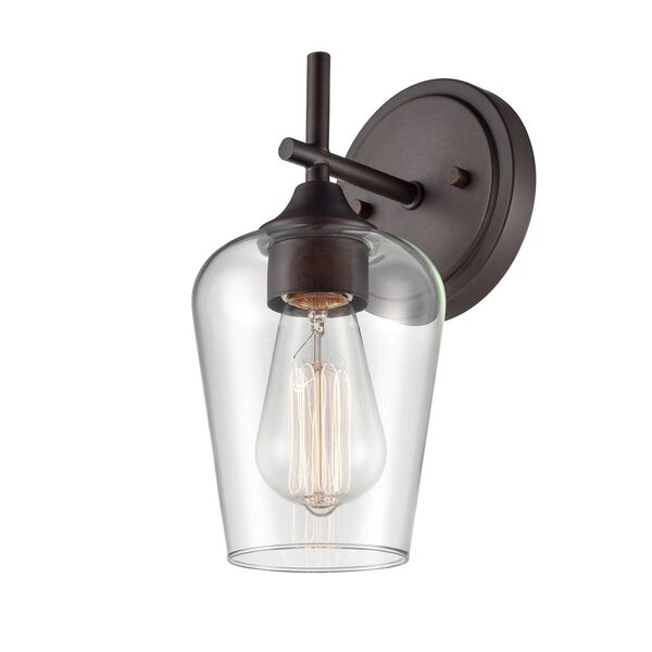 Ashford Rubbed Bronze One-Light Wall Sconce, image 3