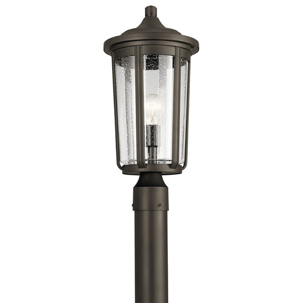 Fairfield Olde Bronze 9-Inch One-Light Outdoor Post Lantern, image 1