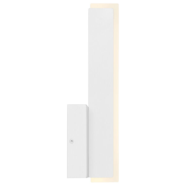 Illume White Rectangular Intergrated LED Wall Sconce, image 4
