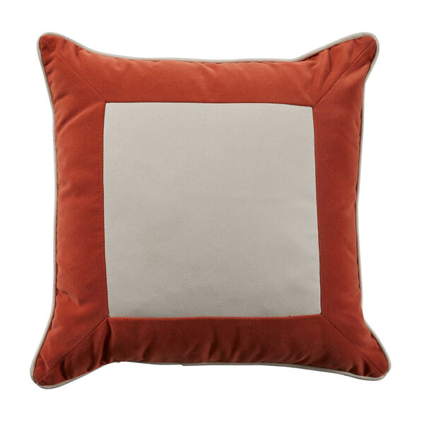 Lux Terra Cotta 20 x 20 Inch Pillow, image 1