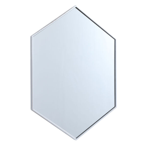 Eternity Silver 30-Inch Hexagon Mirror, image 5