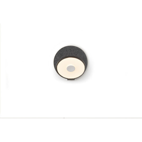 Gravy Metallic Black Oxford LED Plug-In Wall Sconce, image 1