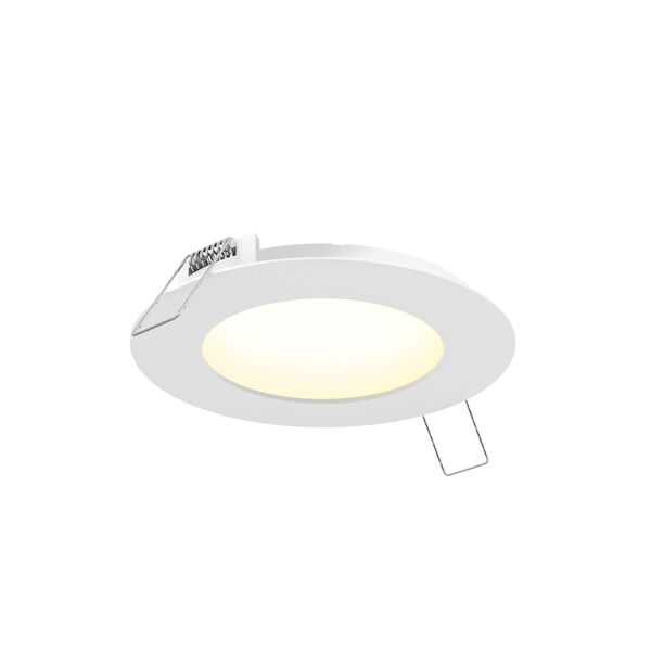 White Seven-Inch Round LED Panel Light, image 1