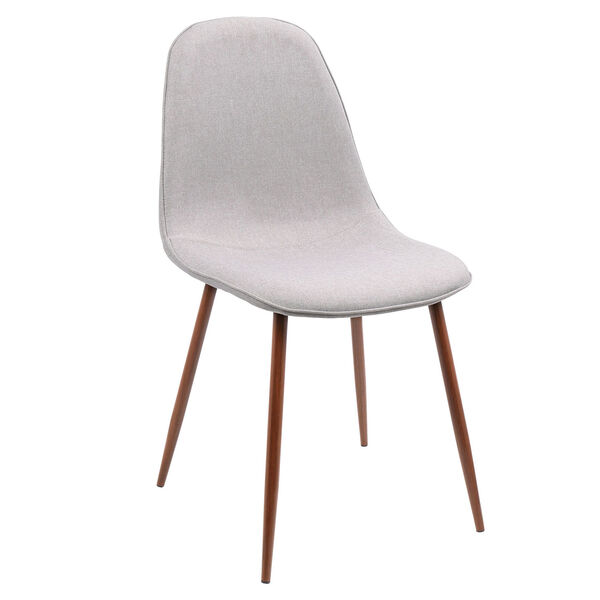 Pebble Walnut and Gray Dining Chair, Set of 2, image 2