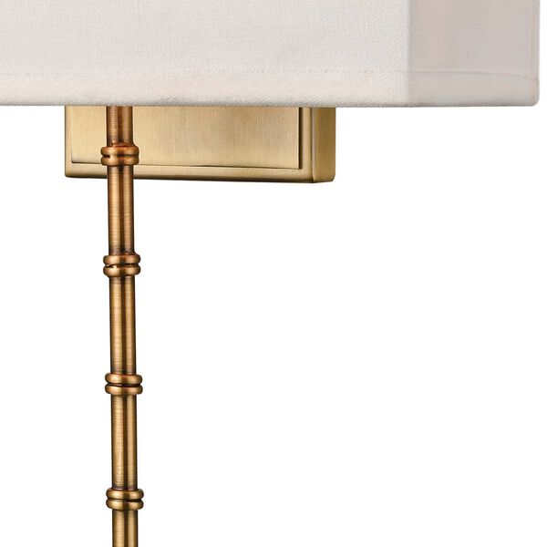 Shannon Warm Brass Two-Light Wall Sconce, image 5