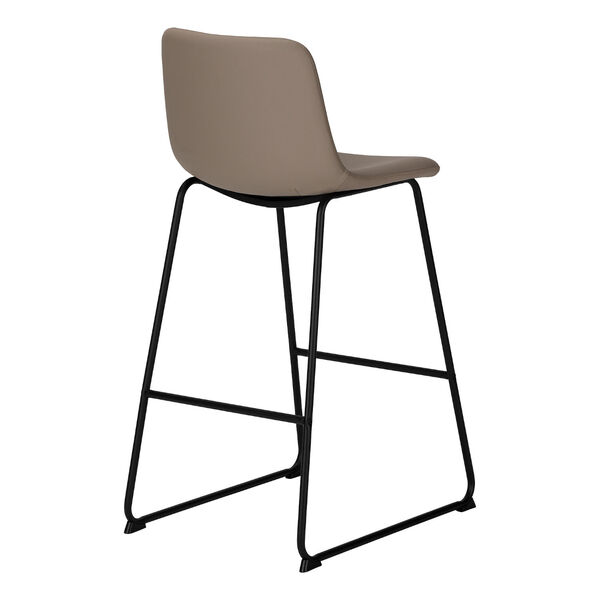 Taupe and Black Standing Desk Office Chair, image 5